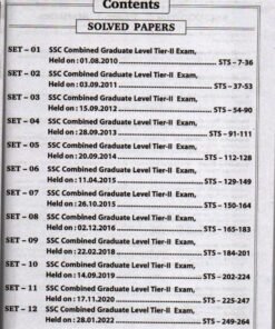 Alternative view of SSC CGL Tier ll Statistics 2010-2022 Solved Papers By Kiran