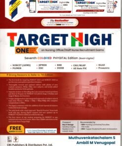 TARGET HIGH ON NURSIUNG/STAFF NURSE RECRUITMENT EXAM BY CBS PUBLISHERS