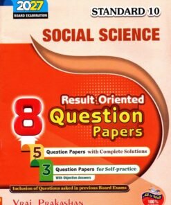 STD 10 Social Science 8 Question Eng med Paper By Vraj Prakashan 2027