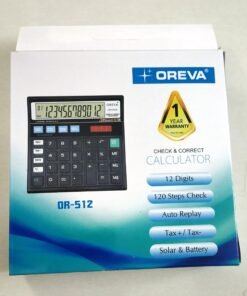 Oreva Check & Correct Calculator Standard Function ‎LCD Display, OR-512