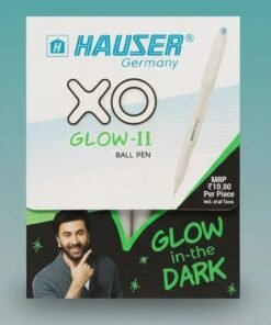 Hauser XO Glow II Ball Pen Black  ( Pack of 10 )