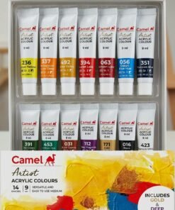 Camel Acrylic Colours 14 Shades